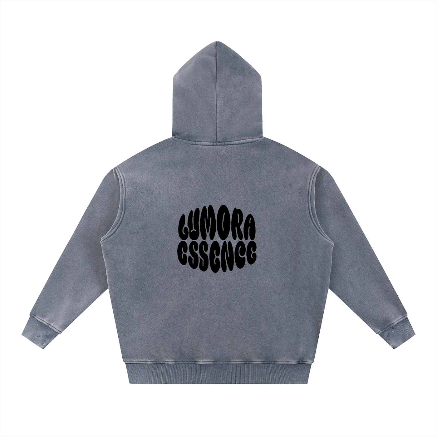 Snow Wash Fleece Oversize Hoodie