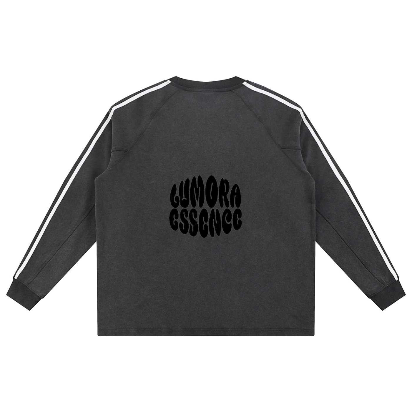 Snow Washed Contrast Tape Sweatshirt