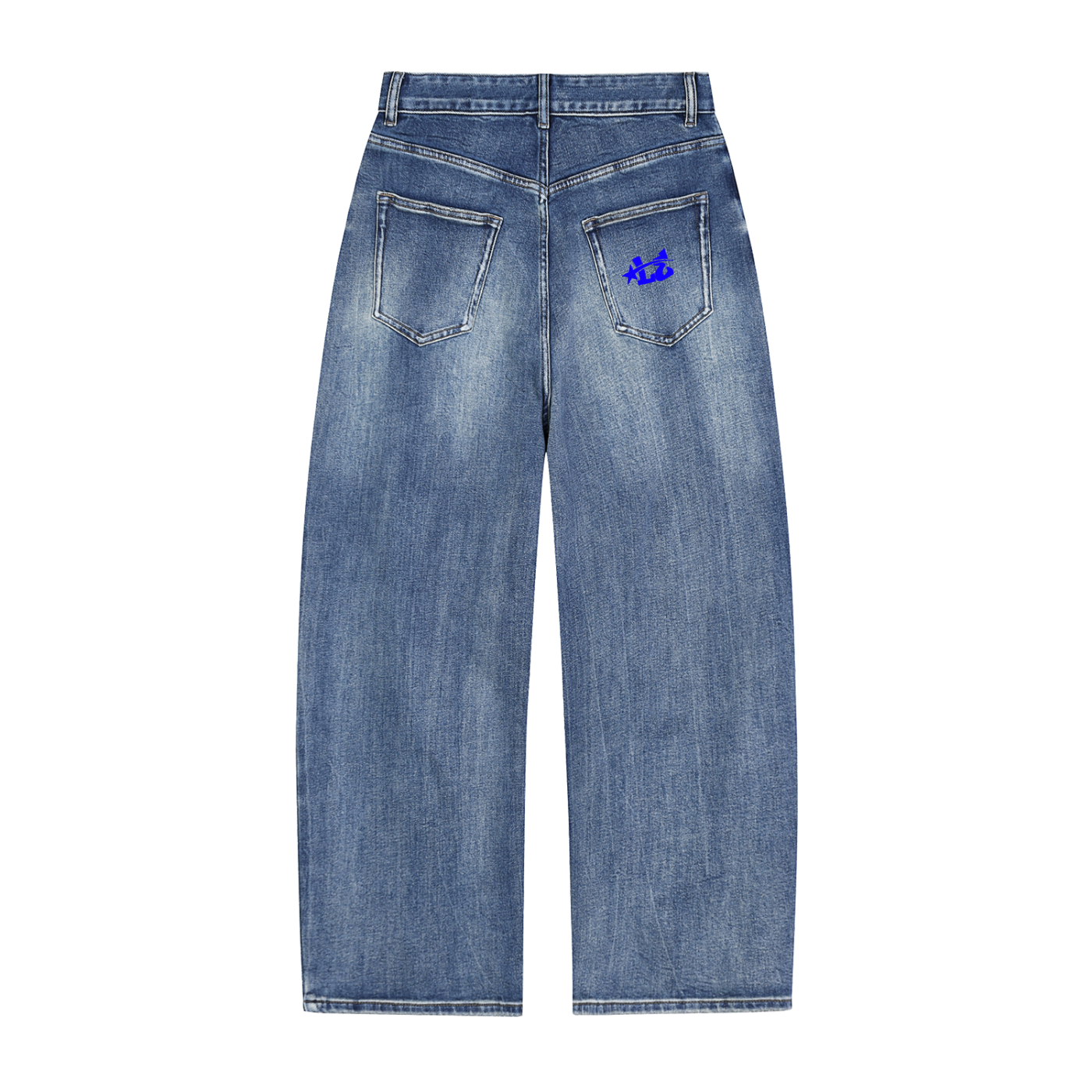 Sun Fade Heavyweight Denim Jeans