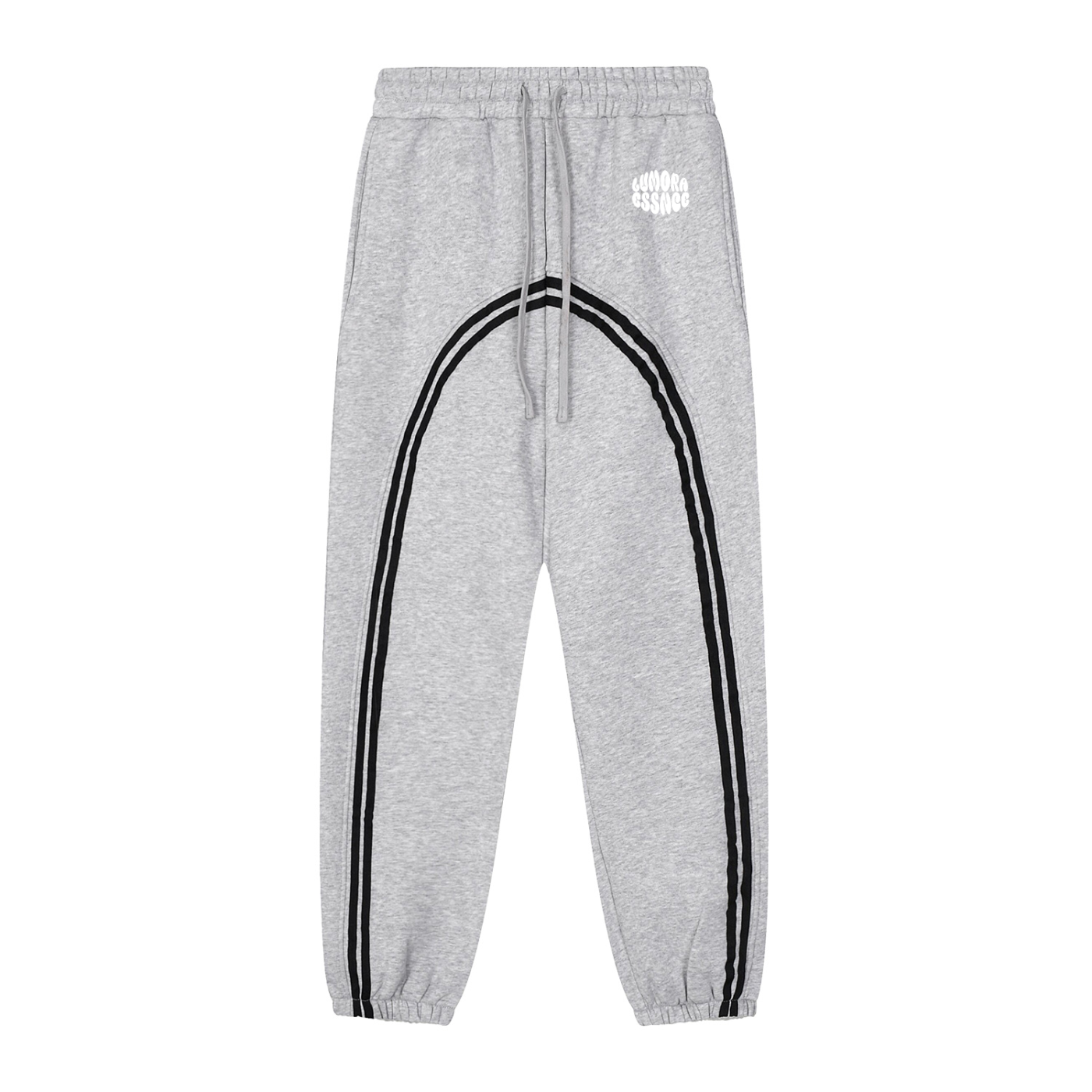 Sun Fade Contrast Tape Fleece Jogged Sweatpants
