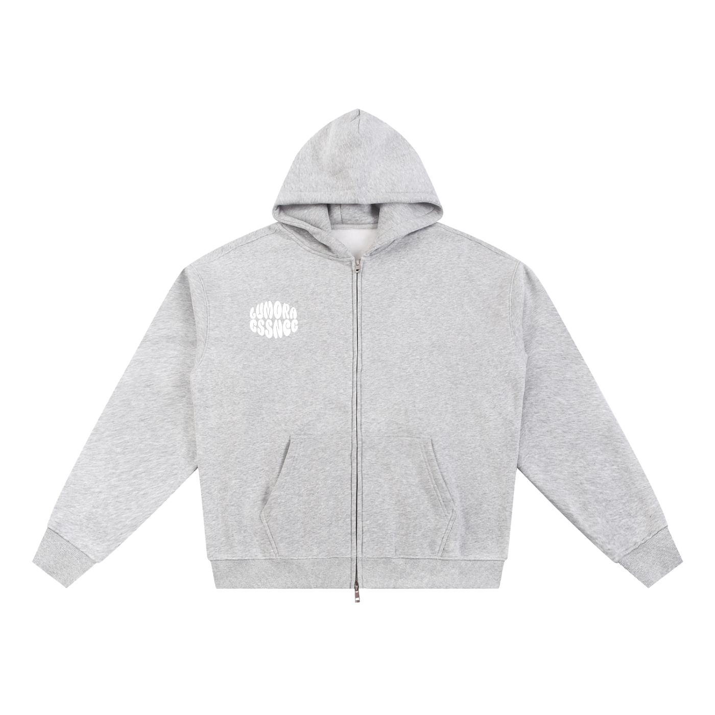 Essential Fleece Zip-Through Hoodie
