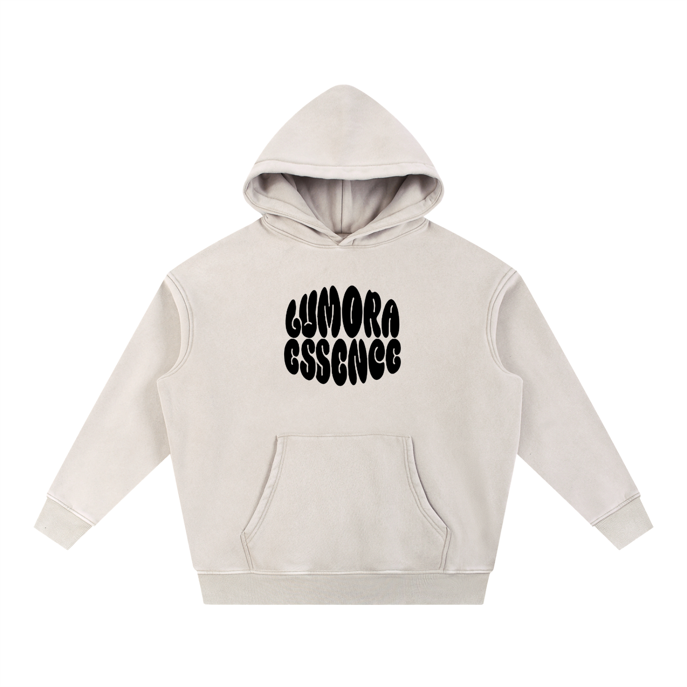 Snow Wash Fleece Oversize Hoodie