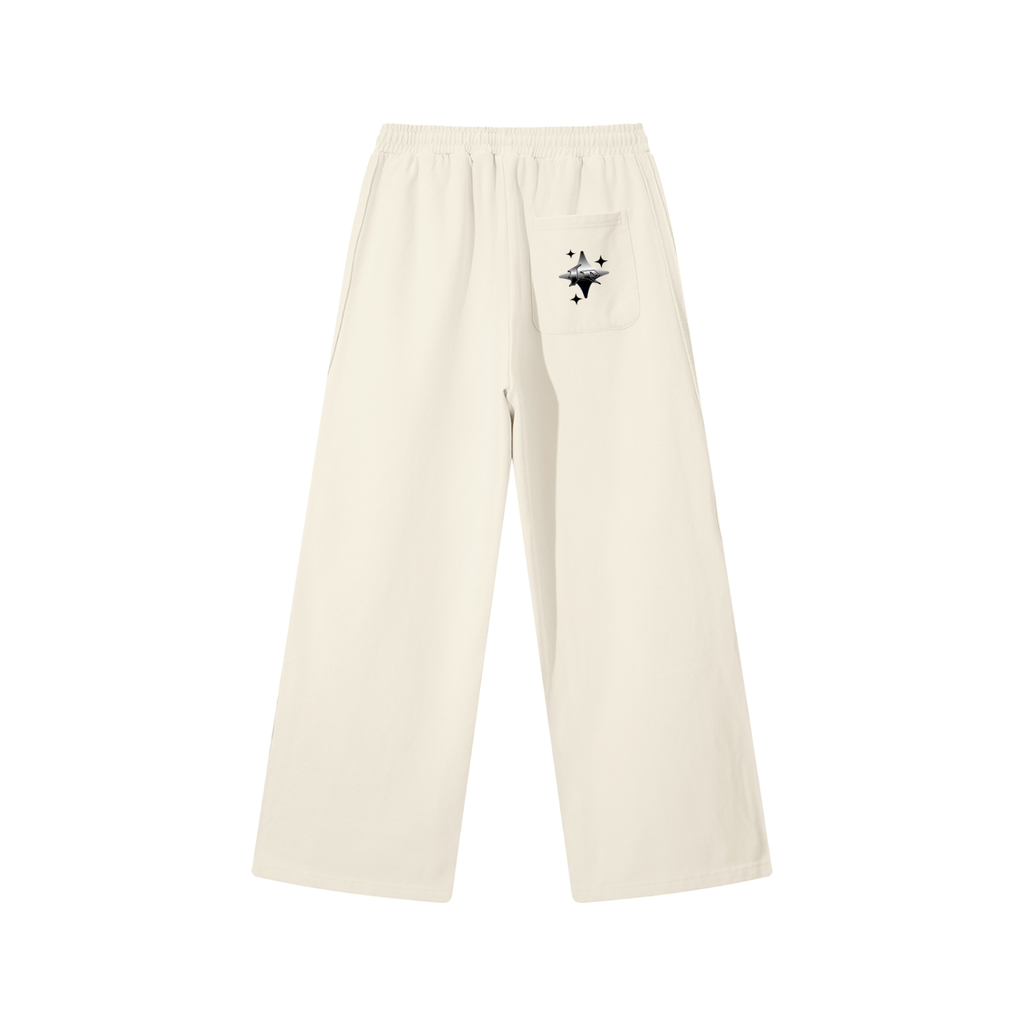 Contrast Tape Straight-Leg Sweatpants