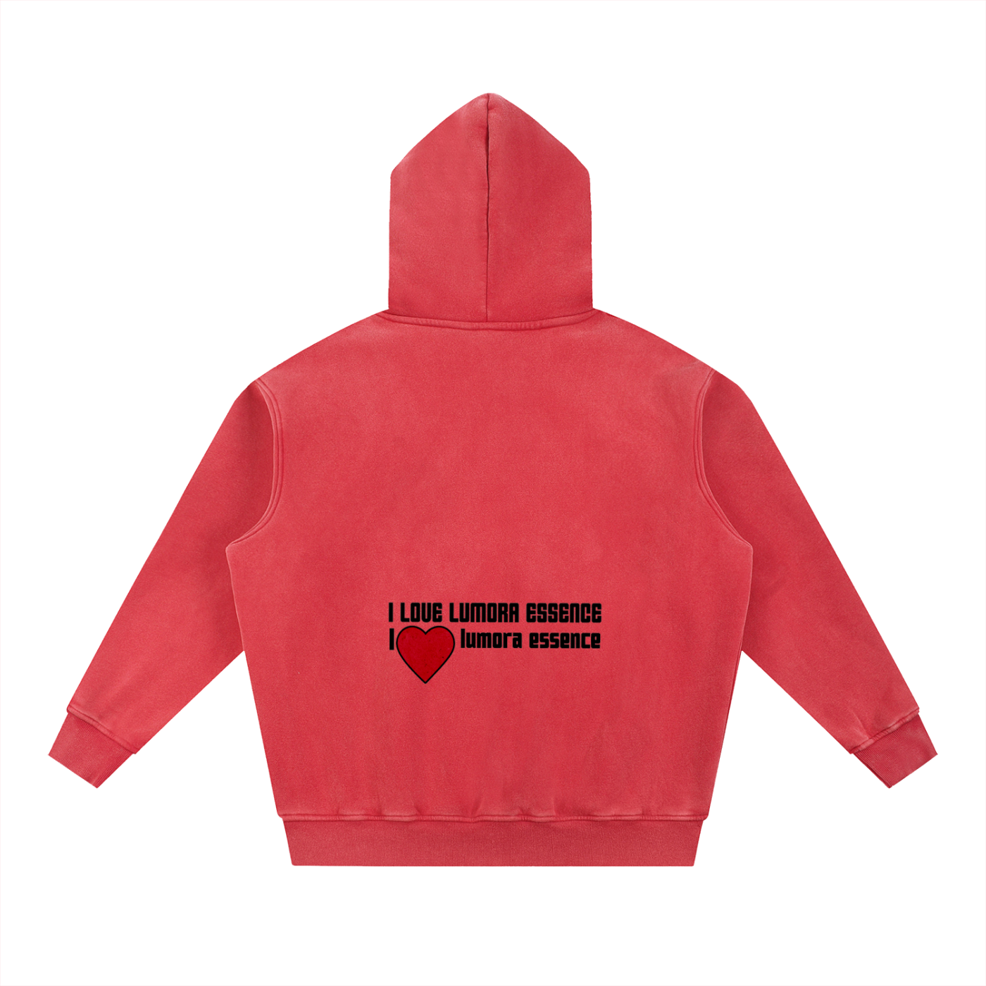 Snow Wash Fleece Oversize Hoodie