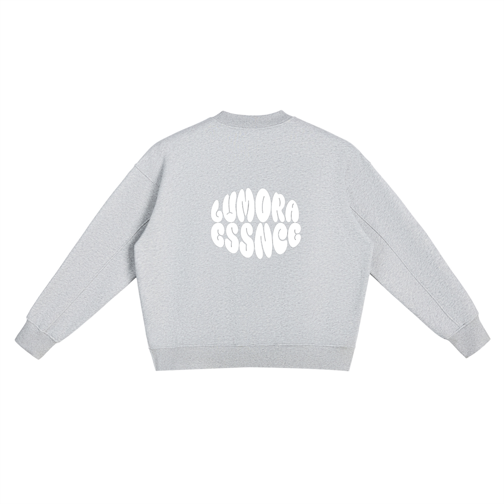 Fleece Side Slit Crewneck Sweatshirt