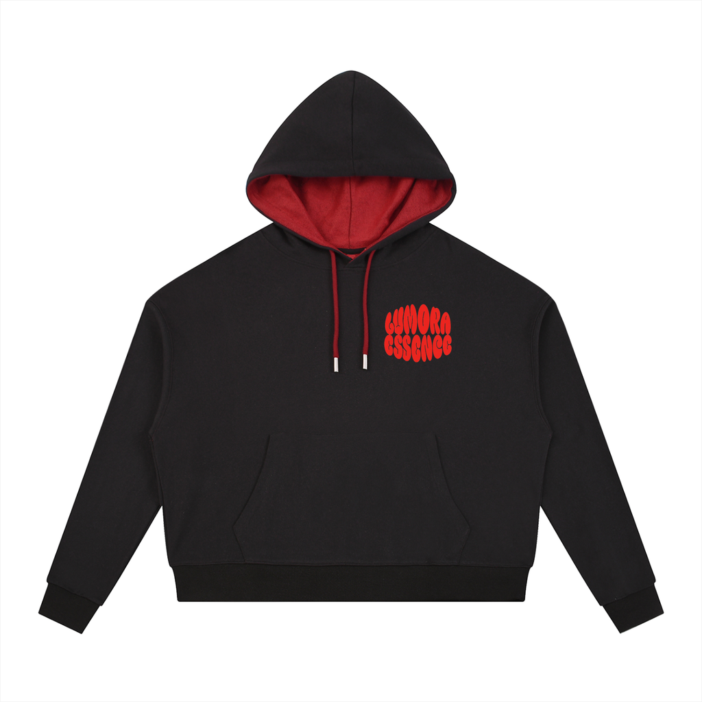 Contrast Drawstring Hoodie
