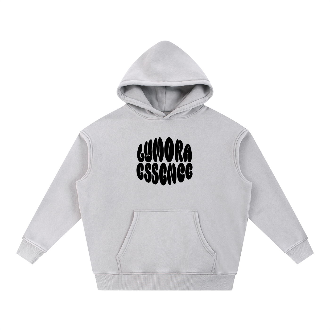 Snow Wash Fleece Oversize Hoodie