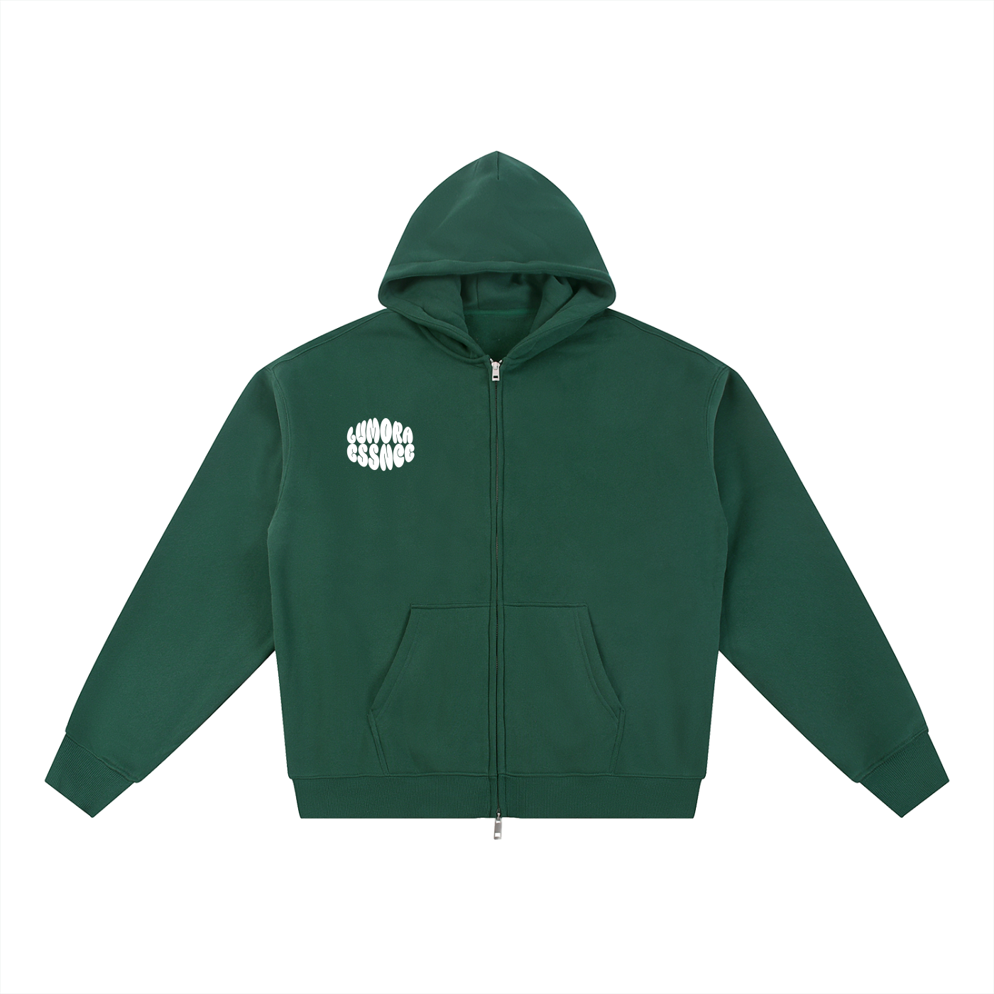Essential Fleece Zip-Through Hoodie