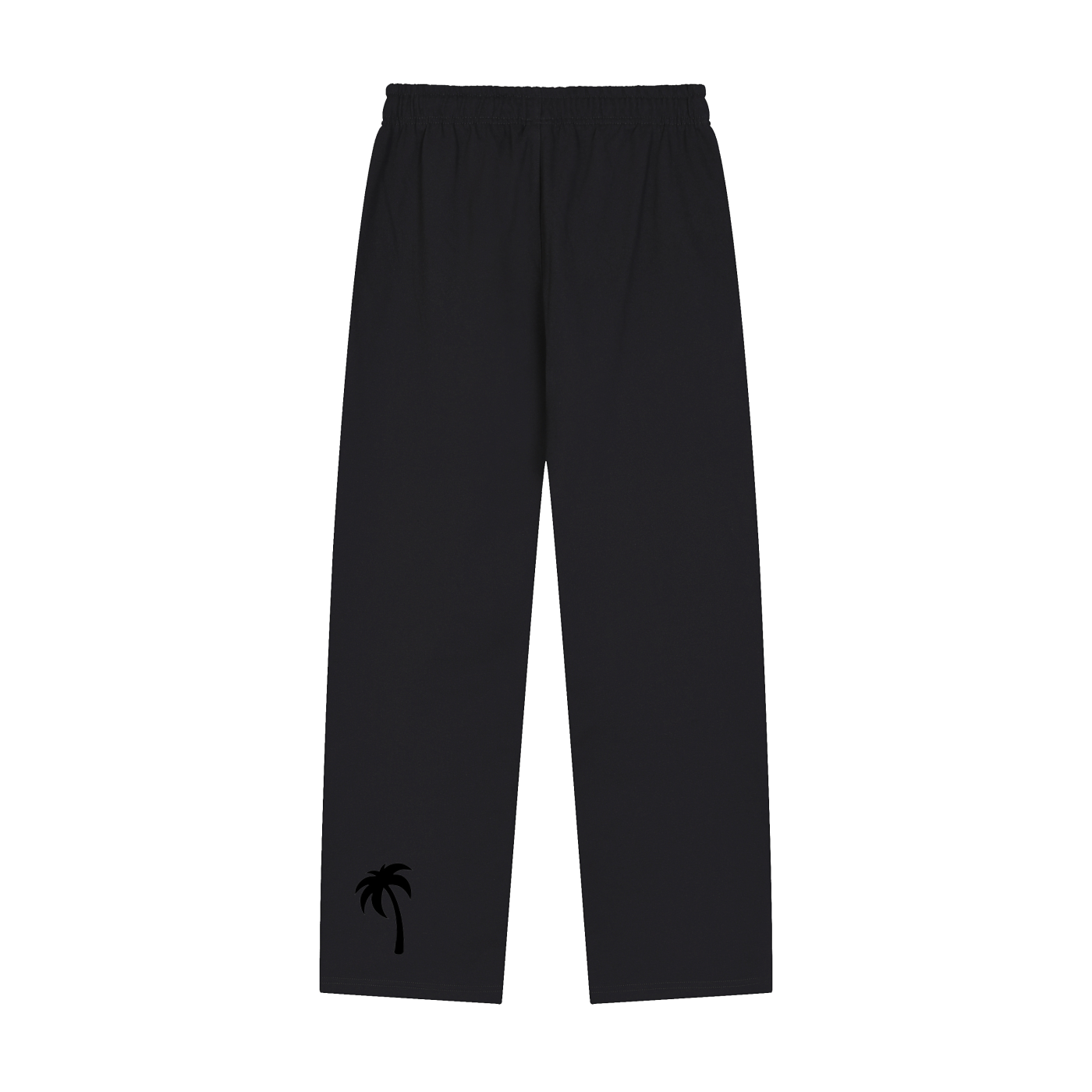 Solid Color Straight-Leg Sweatpants