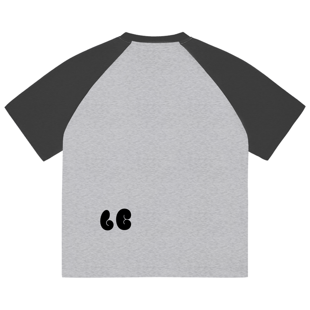 Color-Blocked Raglan Sleeve T-Shirt