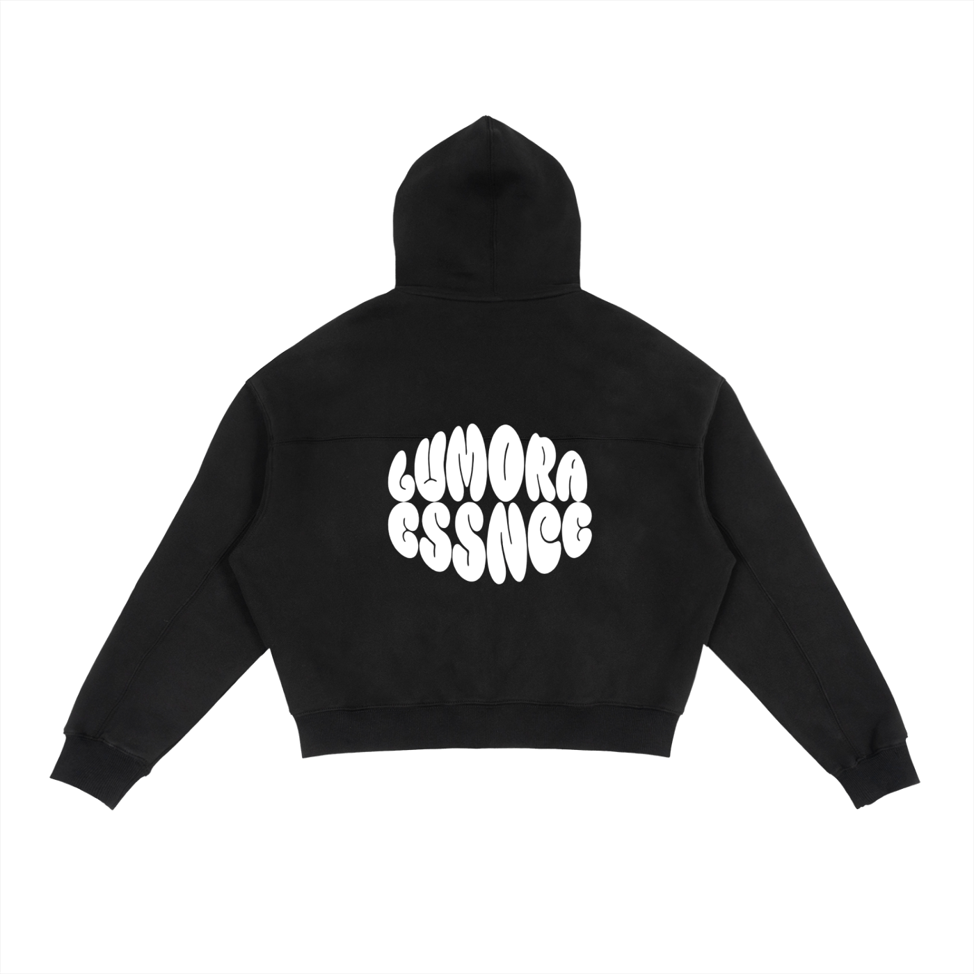 Fleece Zip-Up Boxy Hoodie