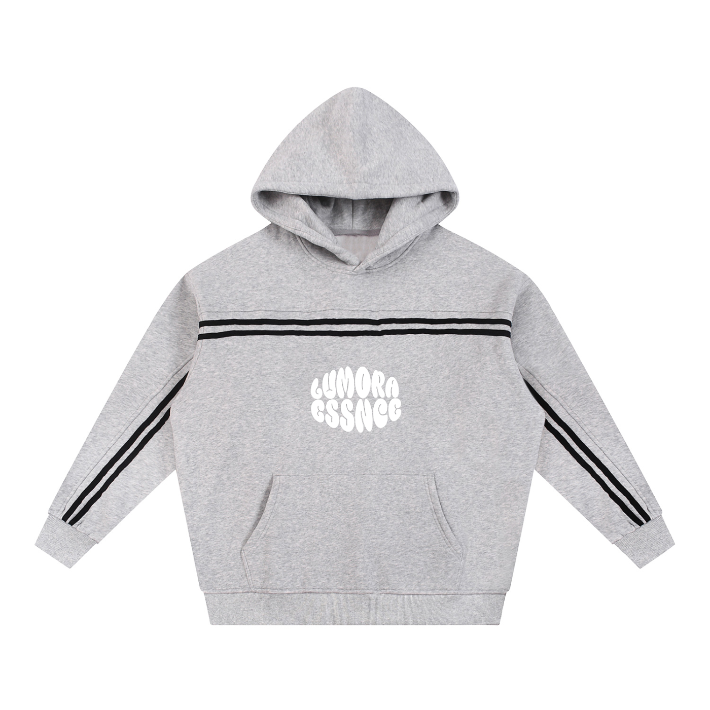 Sun Fade Contrast Tape Fleece Hoodie