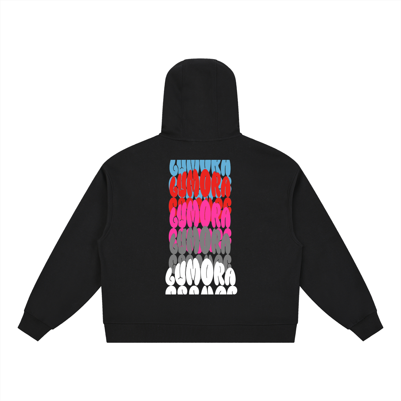 Boxy Button Placket Hoodie