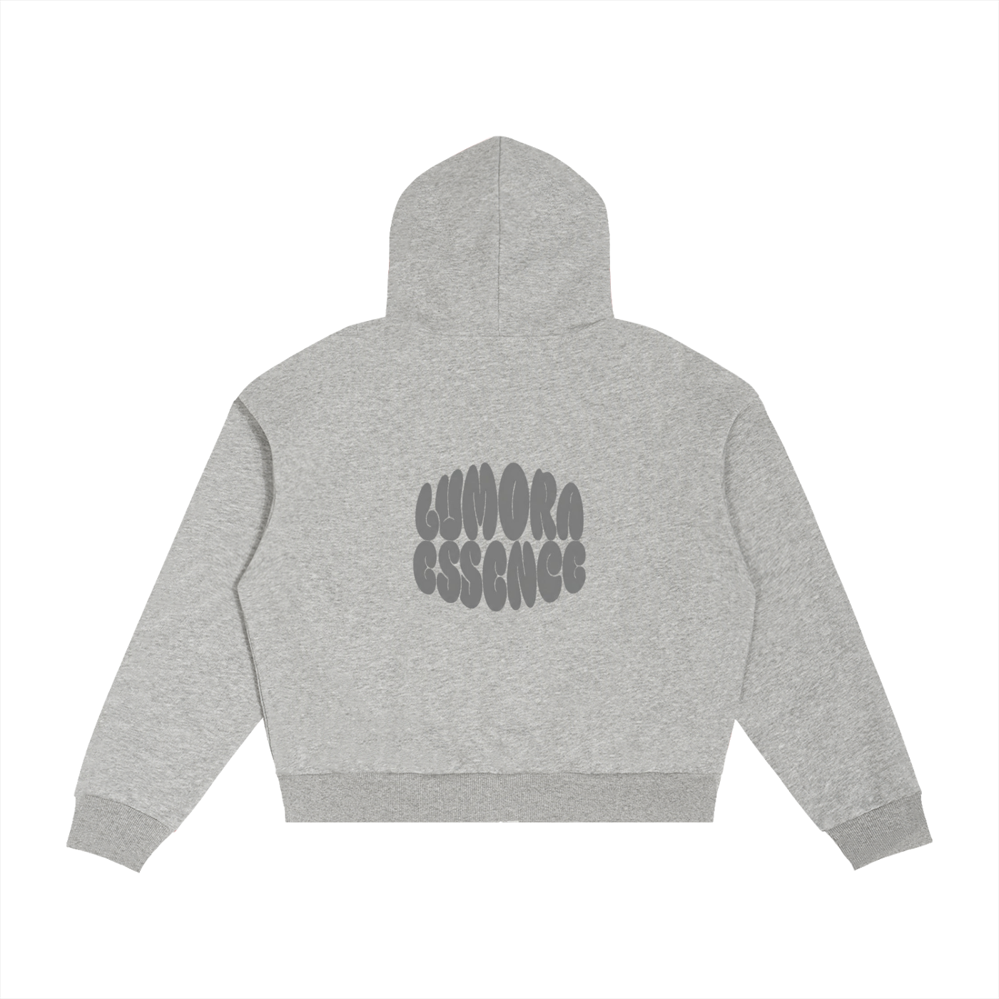 Contrast Plaid Boxy Zip Hoodie