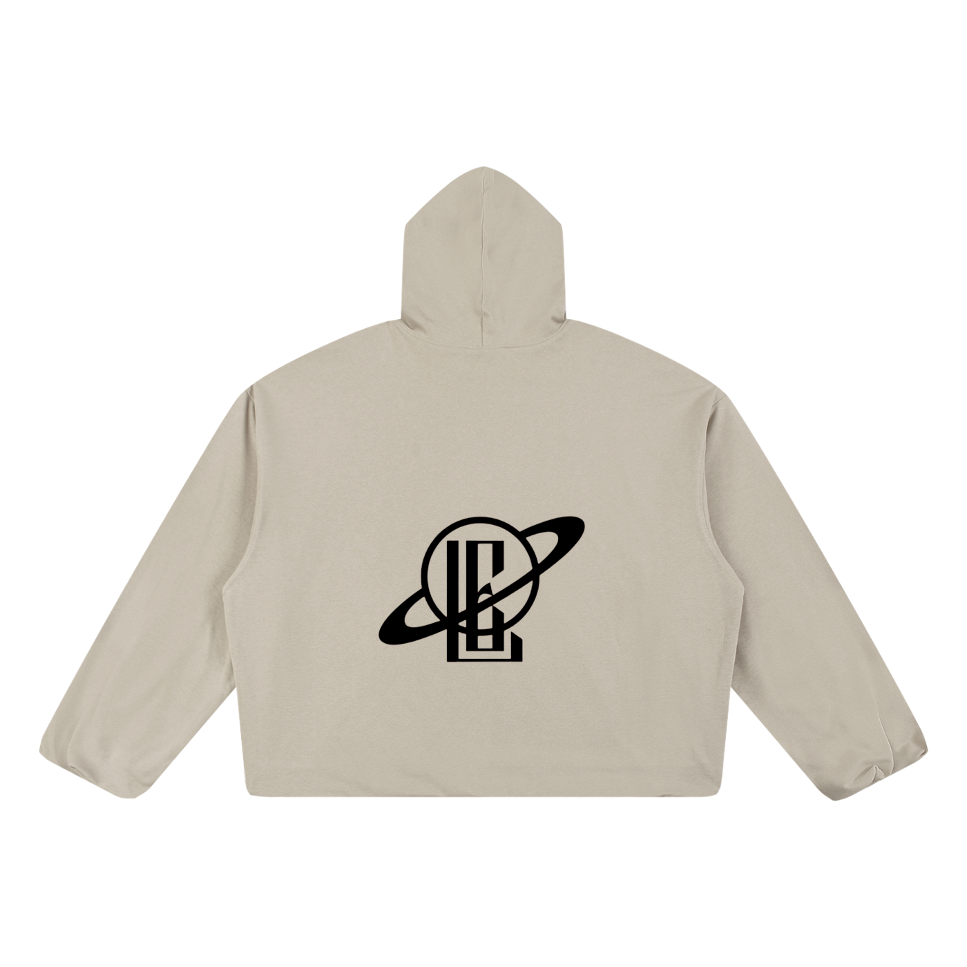 Boxy Gather-Hem Hoodie