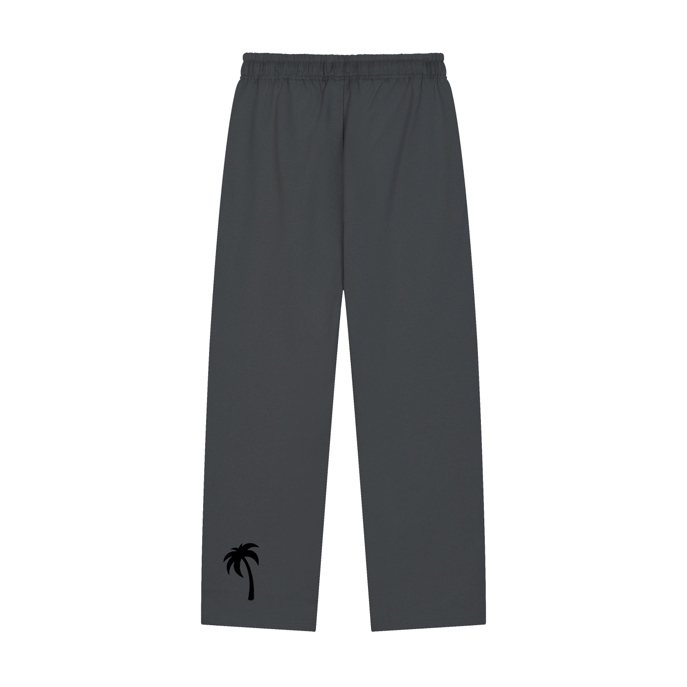 Solid Color Straight-Leg Sweatpants