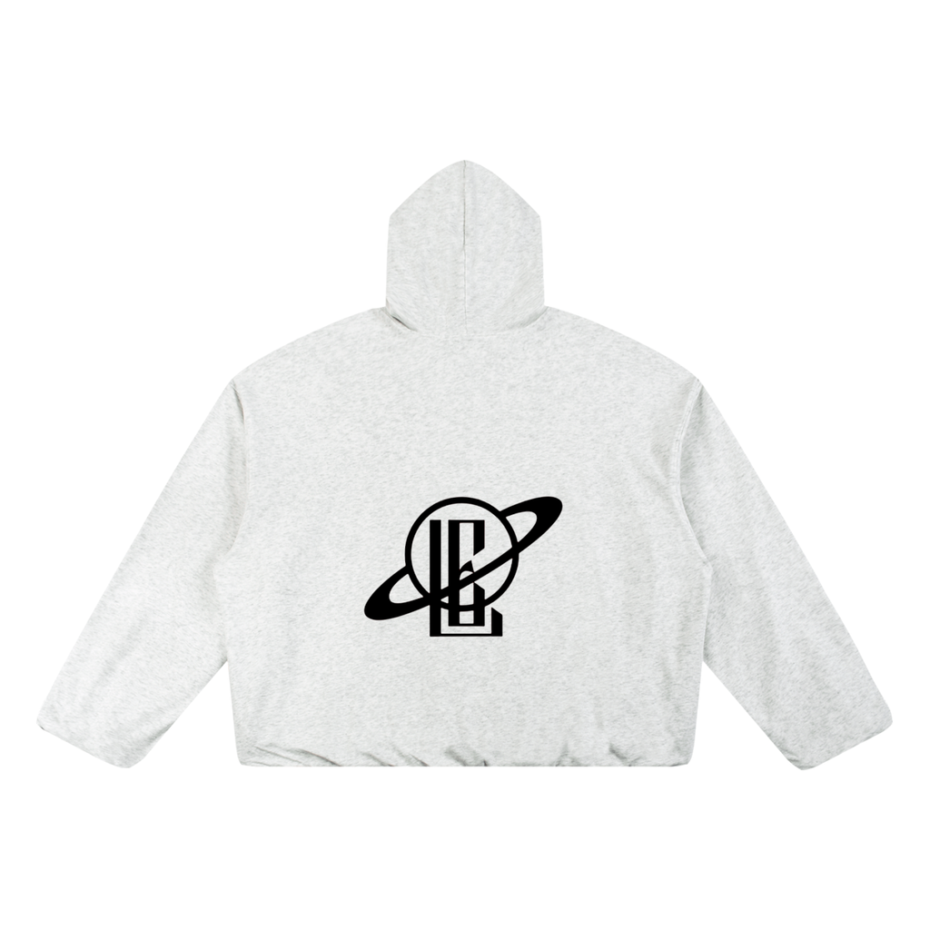 Boxy Gather-Hem Hoodie