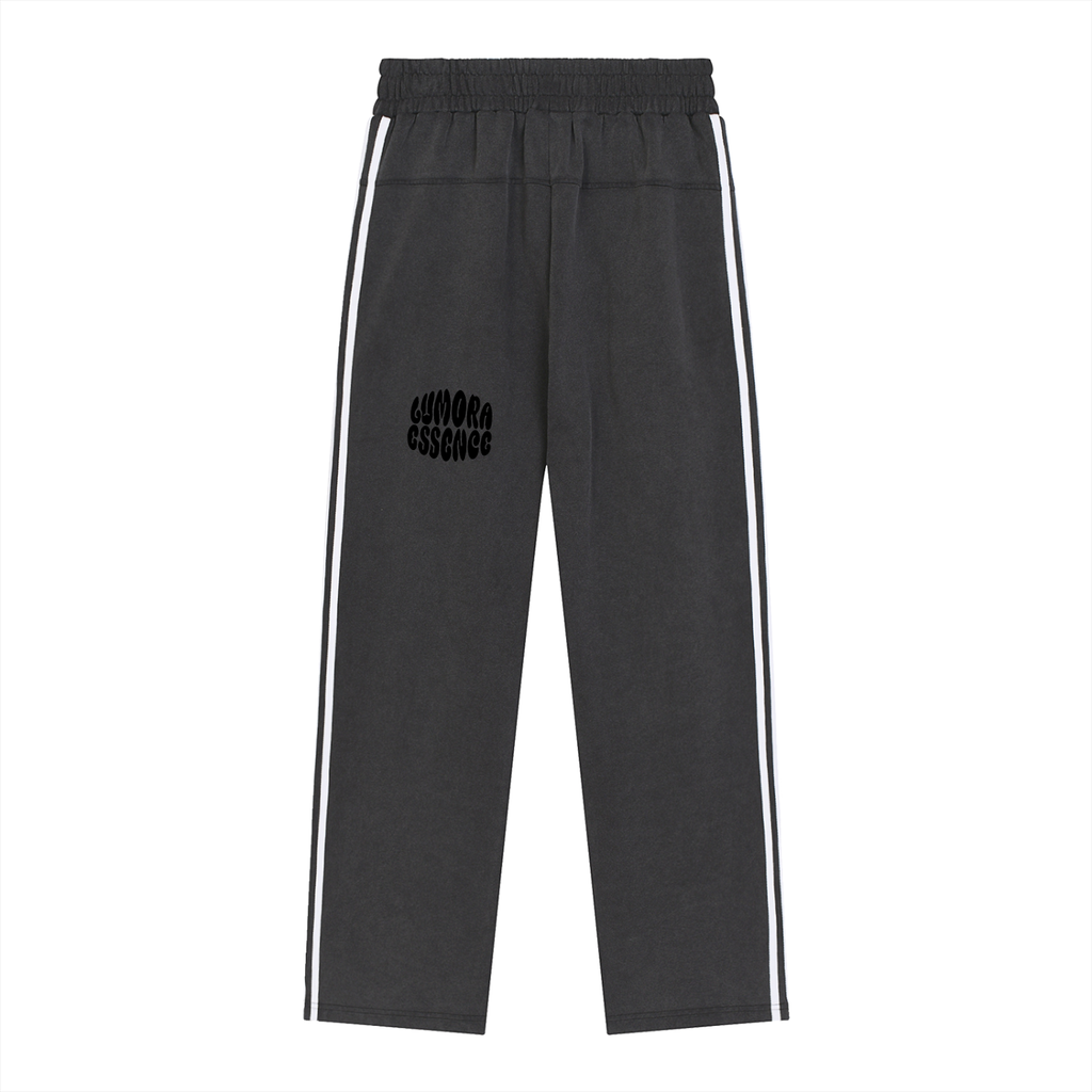 Snow Washed Contrast Tape Sweatpants