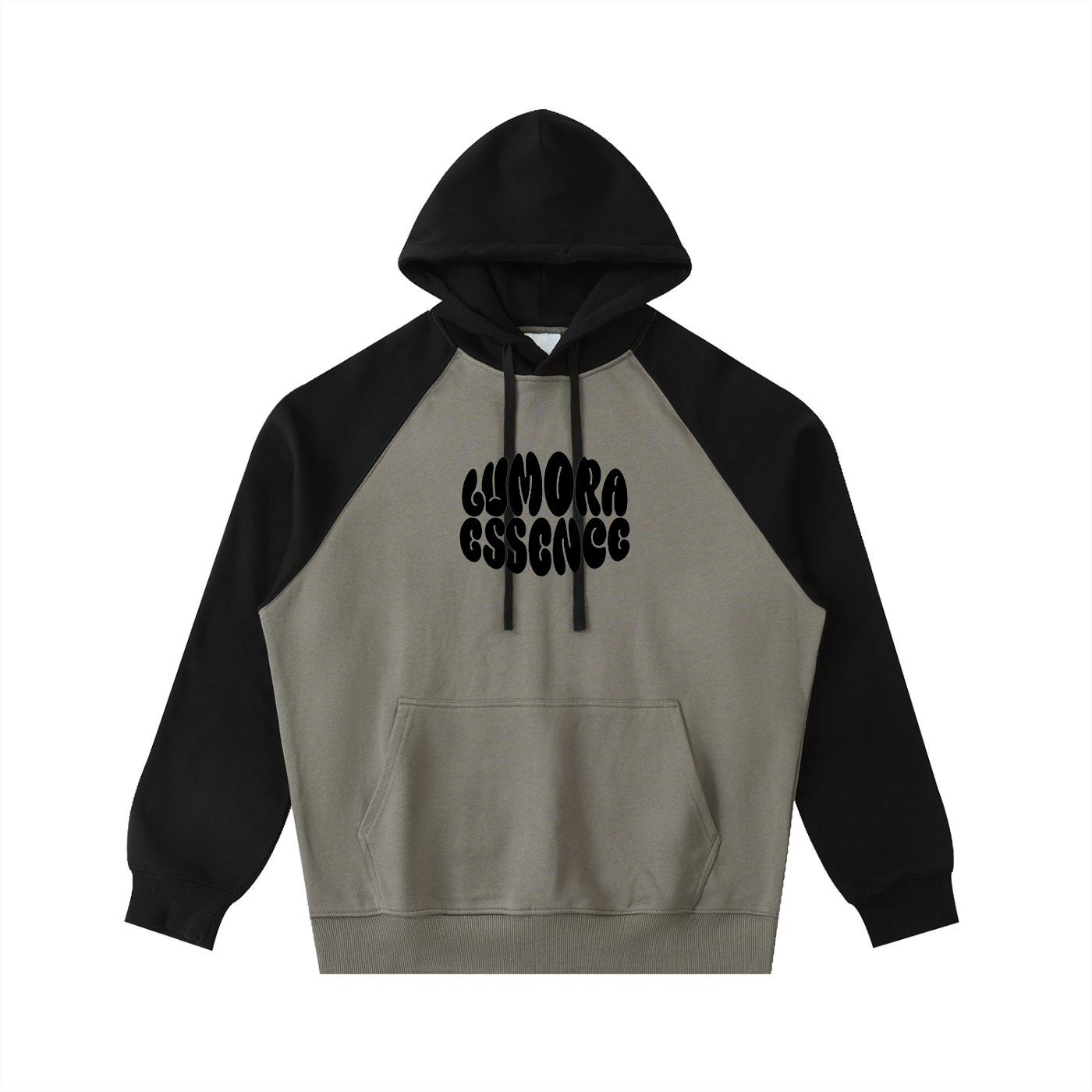 Color-Block Raglan Sleeve Hoodie