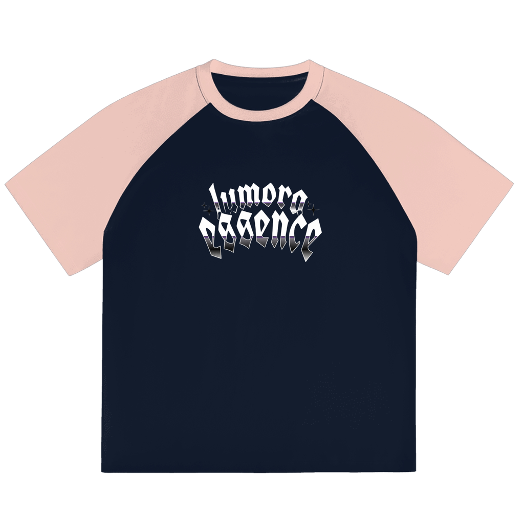 Color-Blocked Raglan Sleeve T-Shirt