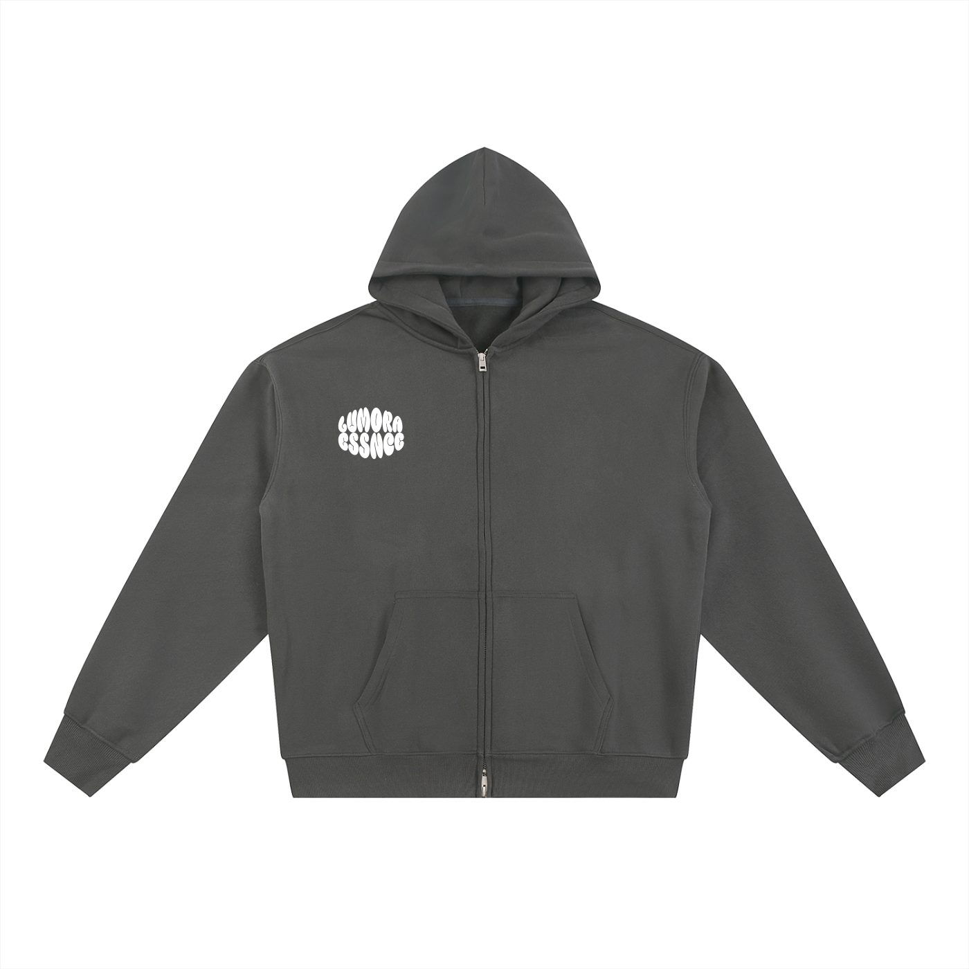 Essential Fleece Zip-Through Hoodie